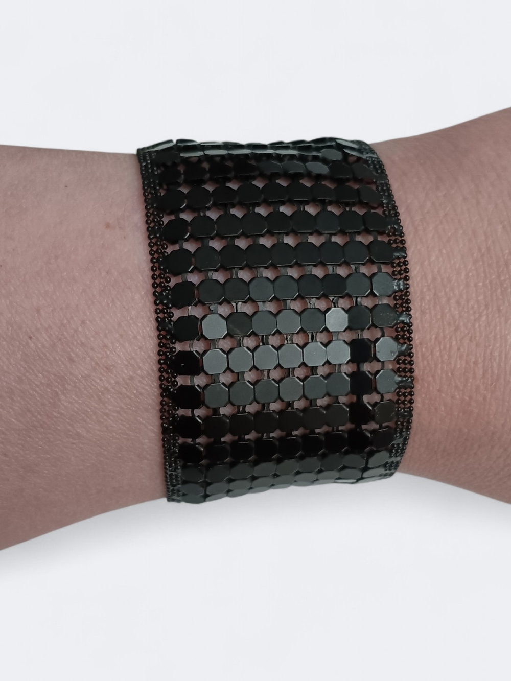 🌟3/$15 Black Mesh Link Bracelet